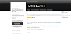Desktop Screenshot of lancelawshe.com