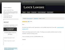 Tablet Screenshot of lancelawshe.com